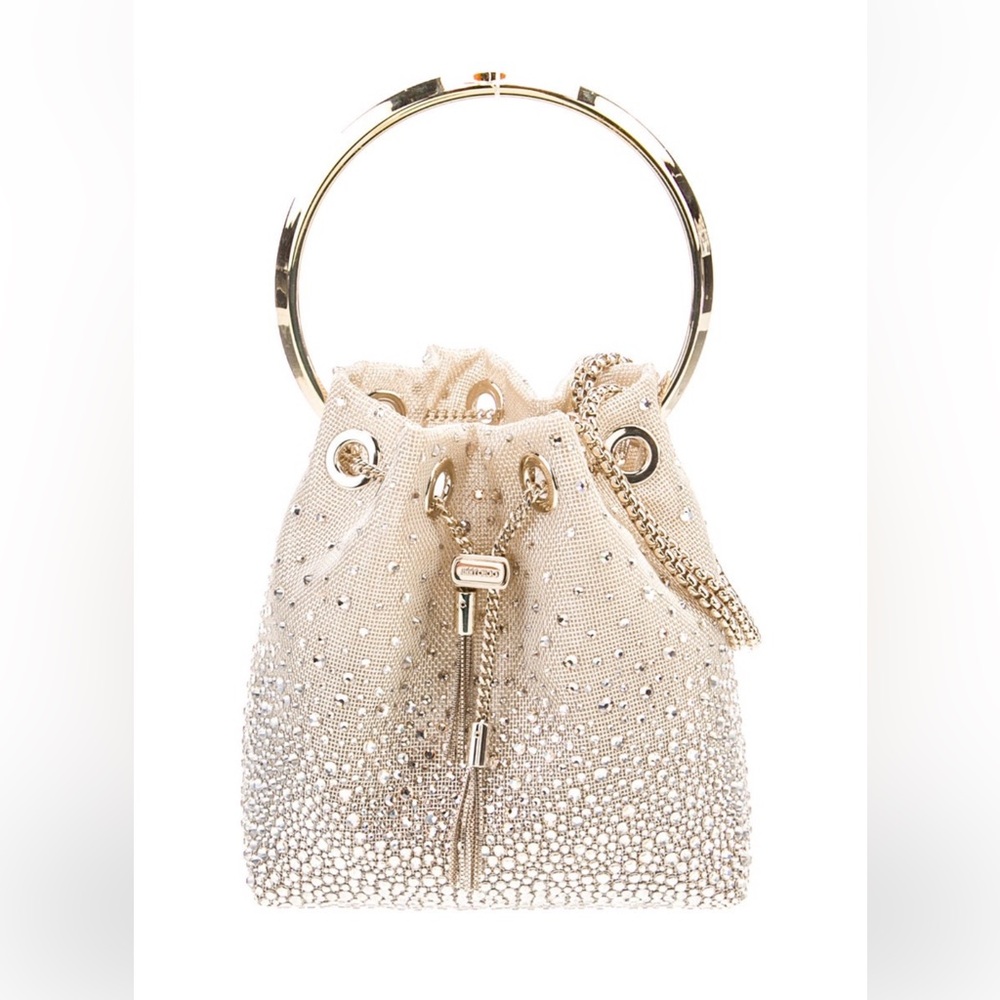 Jimmy Choo Crystal-Embellished Bon-Bon Bag